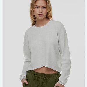 TNA Waffle Crew Boxy Longsleeve